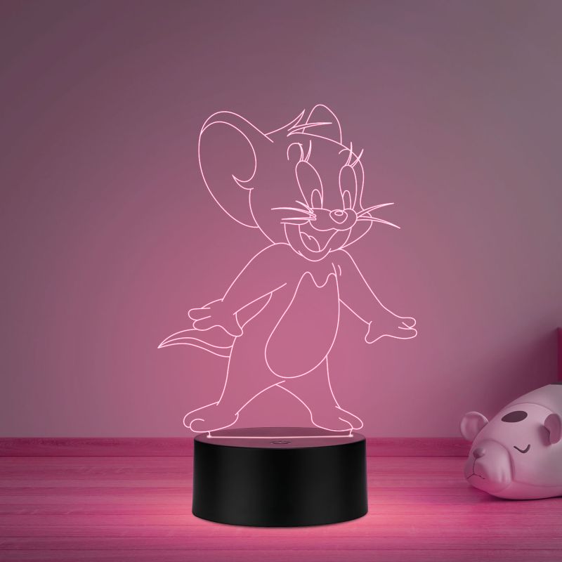Cute jerry864 3D LED Night lamp for Kids 7 Color Changing Light with Remote Control